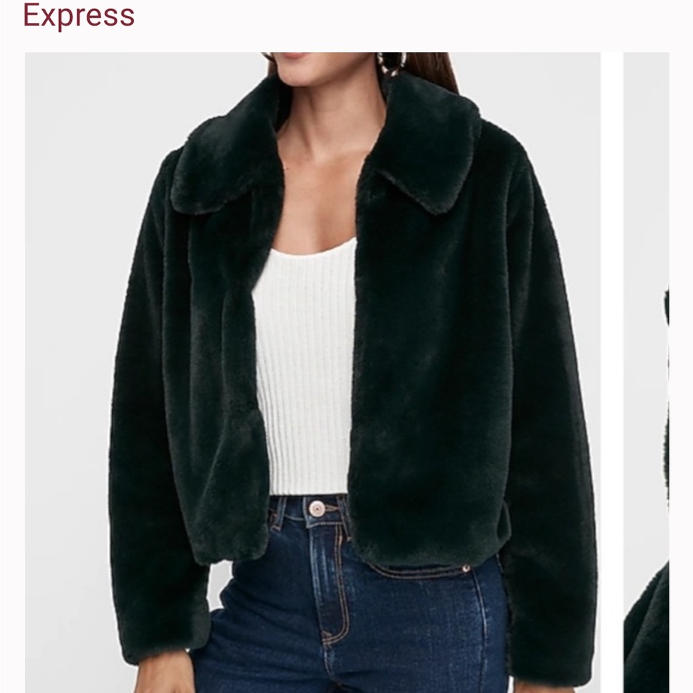 Express Faux Fur Coat
